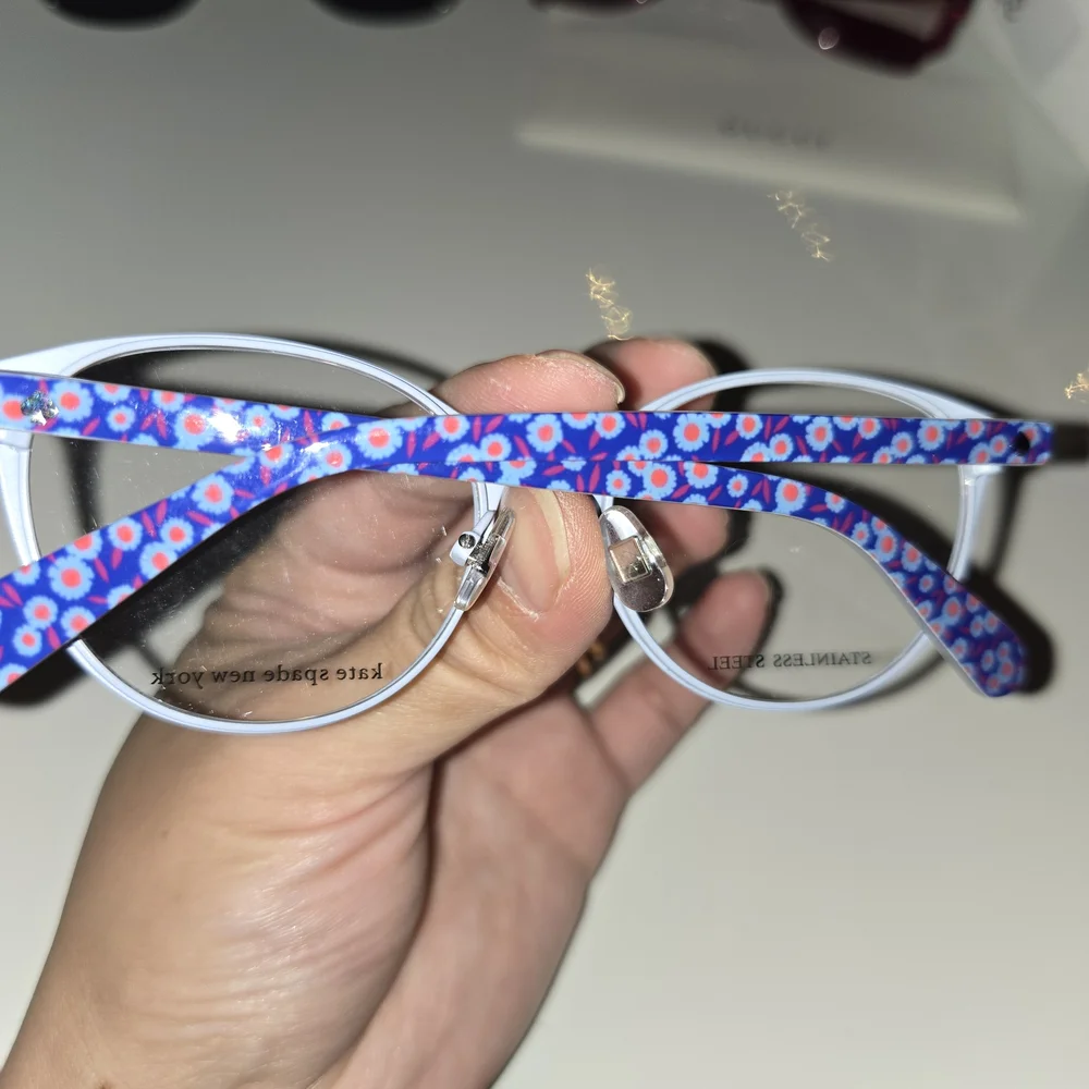 Kate Spade Blue Floral Glasses